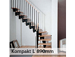 Segmentové schodiště Kompakt 89L