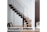 Segmentové schodiště Kompakt 89L