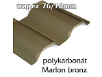 Trapézová deska Suntuf CS 76/16 bronz