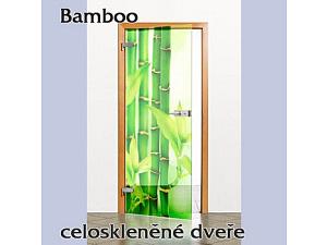Celoskleněné dveře Bamboo