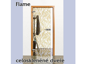 Celoskleněné dveře Flame