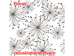 Skleněné dveře Flover