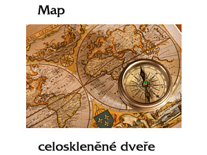 Celoskleněné dveře Map Celoskleněné dveře Map