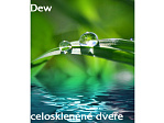 Celoskleněné dveře Dew
