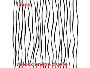 Skleněné dveře Lines