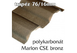 Polykarbonátová deska Marlon CSE 76/16 bronz
