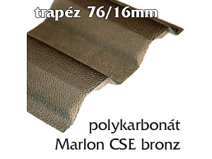 polykarbonátová  deska Marlon CSE 76/16 bronz 