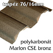 Polykarbonátová deska Marlon CSE 76/16 bronz