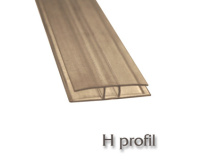 Spojovací H profil - polykarbonát