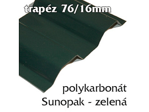 trapézová krytina Sunopak 76/16 zelená 