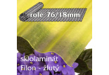 Sklolaminát Filon 76/18 žlutá - vlnitá role