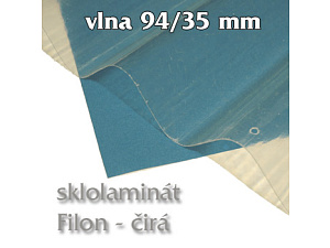 Filon 94/35/071 čirá - sklolaminátová krytina Filon 94/35/071 čirá - sklolaminátová krytina