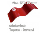 Topaco 130/30 červená - sklolaminátová krytina