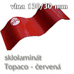 Topaco 130/30 červená - sklolaminátová krytina