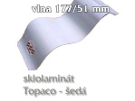 Topaco 177/51 šedá - sklolaminátová krytina