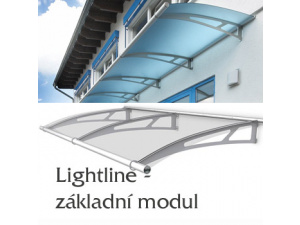 modulová vchodová stříška Lightline XL modulová vchodová stříška Lightline XL