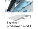Prodlužovací kus stříšky XL modul