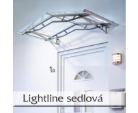 Vchodová stříška Lightline typ L - sedlová stříška
