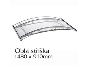 oblá vchodová stříška Lightline oblá vchodová stříška Lightline