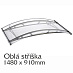 oblá vchodová stříška Lightline oblá vchodová stříška Lightline