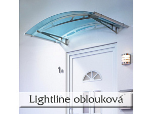 oblá vchodová stříška Lightline oblá vchodová stříška Lightline