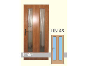 dýhované vnitřní dveře Linie 4S dýhované vnitřní dveře Linie 4S