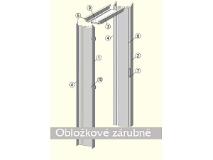 Dýhované zárubně 600-900mm Dýhované zárubně 600-900mm