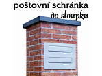 Dvojitá schránka do sloupku