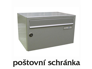 ležatá poštovní schránka B217