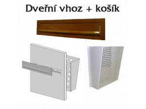 dveřní vhoz + košík