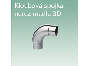 kloubová spojka nerez madla 3D kloubová spojka nerez madla 3D