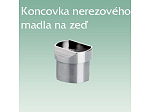Koncovka nerez madla na zeď