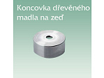 Koncovka dřevěného madla na zeď