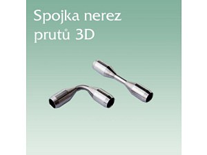 spojka nerez prutů 3D spojka nerez prutů 3D