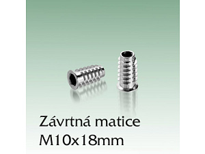 závrtná matice M10x18
