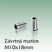 Závrtná matice M10x18