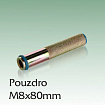 Kotevní pouzdro M8x80