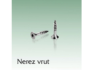 vrut 4mm, zápustná hlava