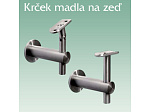 Držák madla na zeď, výškový