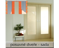 Dvoukřídlé dveře posuvné 205/197 sada
