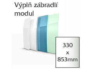 balkónové zábradlí Lightline - modul výplně balkónové zábradlí Lightline - modul výplně