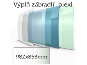 balkónové zábradlí Lightline - plexisklo balkónové zábradlí Lightline - plexisklo