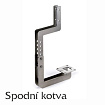 Spodní kotva - stavitelná