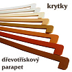 Krytka dřevotřískových parapetů