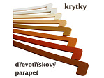 Krytka dřevotřískových parapetů