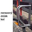 Nerezový držák na kola