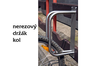 nerezový držák na kola