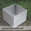 Nerezový květináč