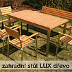 Zahradní stůl Lux dřevo 1500mm