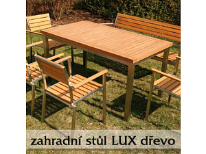 zahradní stůl Lux dřevo 1500mm